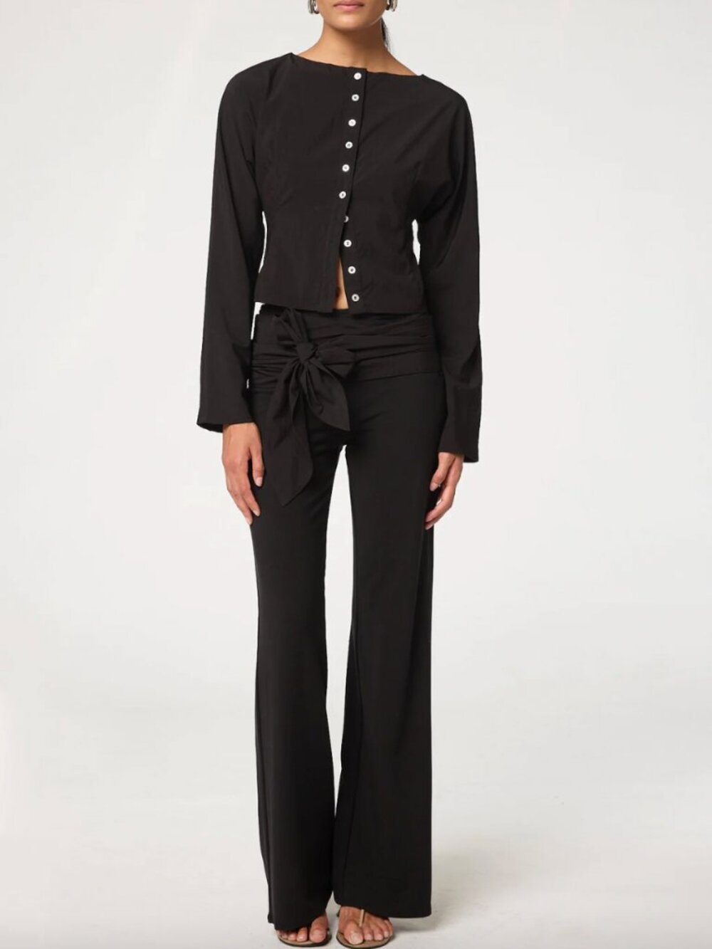 The Line By K Keane Pant Black Size Small